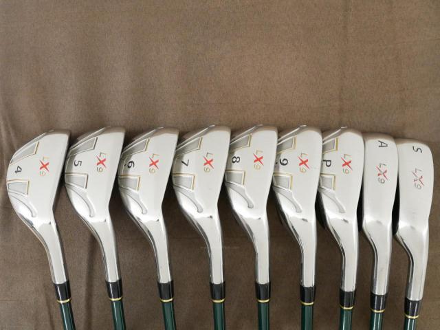 Iron set : Katana : ชุดเหล็กกระเทย Katana Snipe Iron LX-9 มีเหล็ก 4-Pw,Aw,Sw (9 ชิ้น) ก้านกราไฟต์ Flex SR