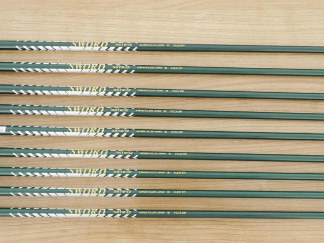 Iron set : Katana : ชุดเหล็กกระเทย Katana Snipe Iron LX-9 มีเหล็ก 4-Pw,Aw,Sw (9 ชิ้น) ก้านกราไฟต์ Flex SR