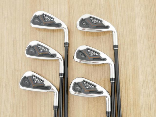 Iron set : Callaway : ชุดเหล็ก Callaway FT i-brid มีเหล็ก 5-Pw (6 ชิ้น) ก้านกราไฟต์ Flex SR
