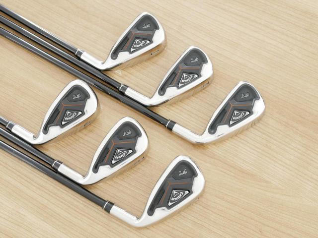 Iron set : Callaway : ชุดเหล็ก Callaway FT i-brid มีเหล็ก 5-Pw (6 ชิ้น) ก้านกราไฟต์ Flex SR