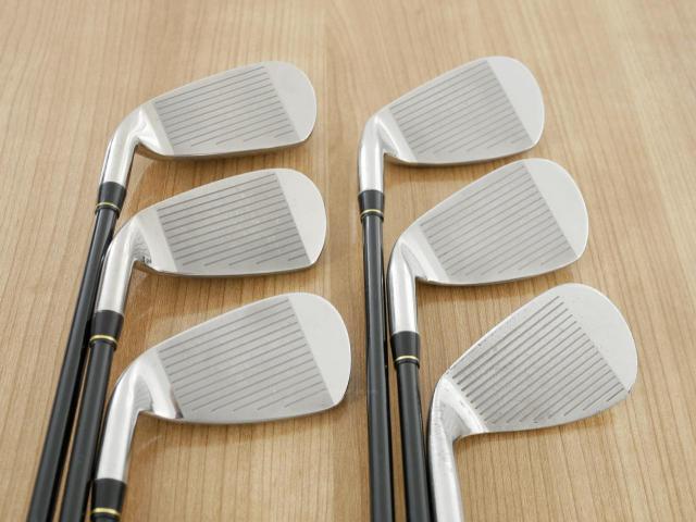 Iron set : Tsuruya : ชุดเหล็ก Tsuruya AXEL GX MM (หน้าเด้ง เบา อ่อน เหมาะกับซีเนียร์) มีเหล็ก 6-Pw,Sw (6 ชิ้น) ก้านกราไฟต์ Flex R