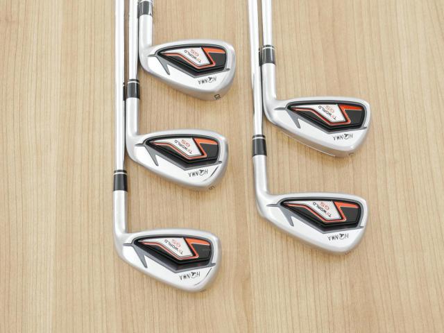 Iron set : Honma : ชุดเหล็ก Honma Tour World GS (ออกปี 2021 ใบใหญ่ ตีง่าย ไกล) มีเหล็ก 6-10 (5 ชิ้น) ก้านเหล็ก NS Pro 950 NEO Flex S