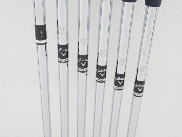 Iron set : Callaway : **มีตำหนิ** ชุดเหล็ก Callaway APEX Pro Forged มีเหล็ก 5-Pw (6 ชิ้น) ก้านเหล็ก NS Pro 950 Flex S