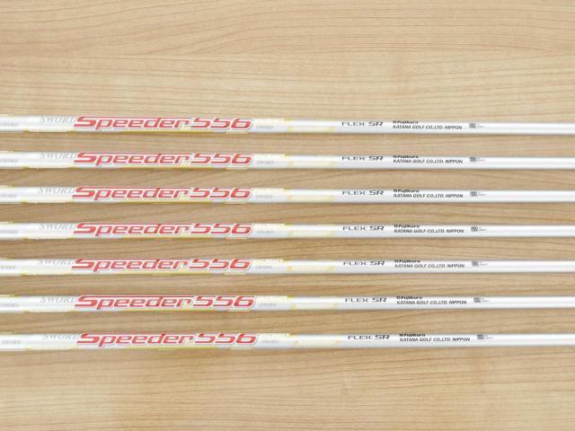 Iron set : Katana : ชุดเหล็ก Katana Sword Sniper Black (ใบใหญ่ หน้าเด้ง) มีเหล็ก 6-Pw,Aw,Sw (7 ชิ้น) ก้านกราไฟต์ Fujikura Speeder 556 Flex SR