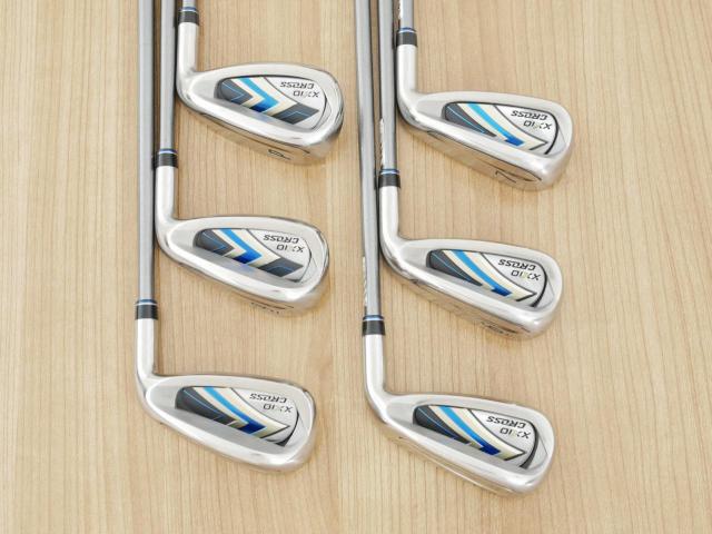 Iron set : XXIO : ชุดเหล็ก XXIO Cross 2 (ออกปี 2021 ตีไกลที่สุดของที่สุดจาก XXIO หน้าเด้งสุดๆ) มีเหล็ก 5-Pw (6 ชิ้น ตีไกลกว่าปกติ 2 เบอร์) ก้านกราไฟต์ MH-2000 Flex S