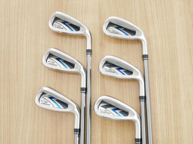 Iron set : XXIO : ชุดเหล็ก XXIO Cross 2 (ออกปี 2021 ตีไกลที่สุดของที่สุดจาก XXIO หน้าเด้งสุดๆ) มีเหล็ก 5-Pw (6 ชิ้น ตีไกลกว่าปกติ 2 เบอร์) ก้านกราไฟต์ MH-2000 Flex S