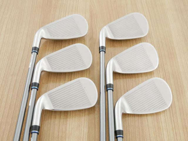 Iron set : XXIO : ชุดเหล็ก XXIO Cross 2 (ออกปี 2021 ตีไกลที่สุดของที่สุดจาก XXIO หน้าเด้งสุดๆ) มีเหล็ก 5-Pw (6 ชิ้น ตีไกลกว่าปกติ 2 เบอร์) ก้านกราไฟต์ MH-2000 Flex S