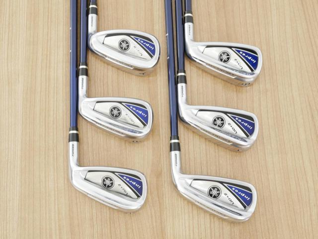 Iron set : Yamaha : ชุดเหล็ก Yamaha Inpres UD+2 (ออกปี 2019 ตีไกลที่สุด ไกลกว่าเหล็กทั่วไป 2 เบอร์ หน้าเด้ง COR 0.822) มีเหล็ก 6-Pw,Aw (6 ชิ้น) ก้านกราไฟต์ Flex SR