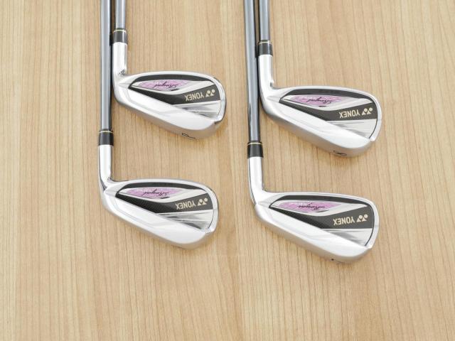 Lady club : All : ชุดเหล็ก Yonex Royal E-Zone (รุ่นปี 2020 หน้าเด้งสุดๆ ตีไกลสุดๆ) มีเหล็ก 7-Pw (4 ชิ้น เหล็ก 6 ระยะเท่าเบอร์ 5 รุ่นอื่น) ก้านกราไฟต์ Flex R (Lady)