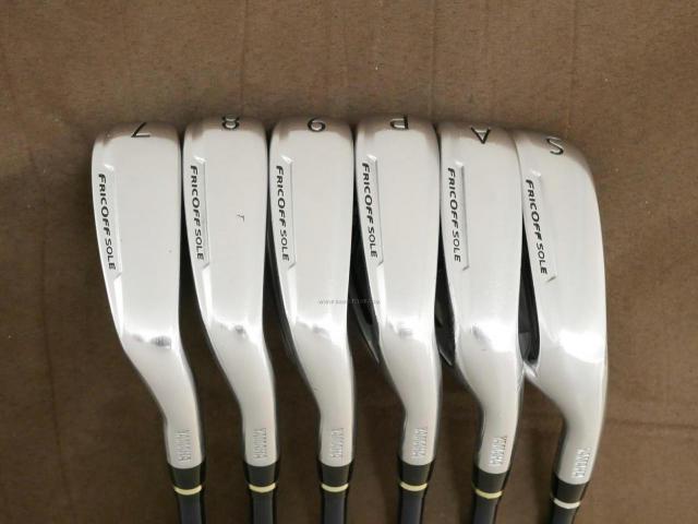 Iron set : Yamaha : ชุดเหล็ก Yamaha Inpres UD+2 (ออกปี 2019 ตีไกลที่สุด ไกลกว่าเหล็กทั่วไป 2 เบอร์ หน้าเด้ง COR 0.822) มีเหล็ก 7-Pw,Aw,Sw (6 ชิ้น) ก้านกราไฟต์ Flex R