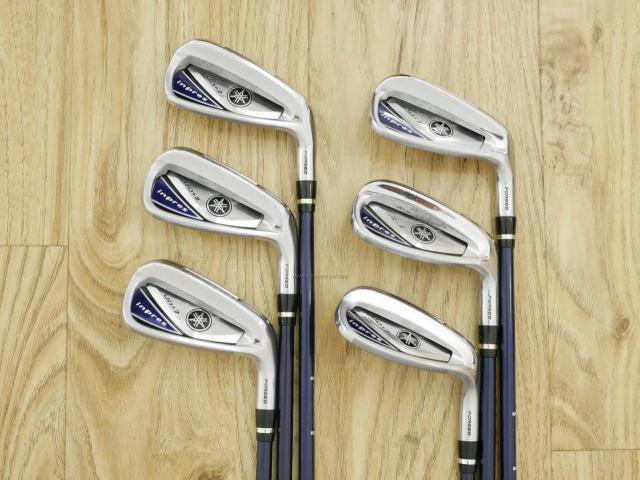 Iron set : Yamaha : ชุดเหล็ก Yamaha Inpres UD+2 (ออกปี 2019 ตีไกลที่สุด ไกลกว่าเหล็กทั่วไป 2 เบอร์ หน้าเด้ง COR 0.822) มีเหล็ก 7-Pw,Aw,Sw (6 ชิ้น) ก้านกราไฟต์ Flex R