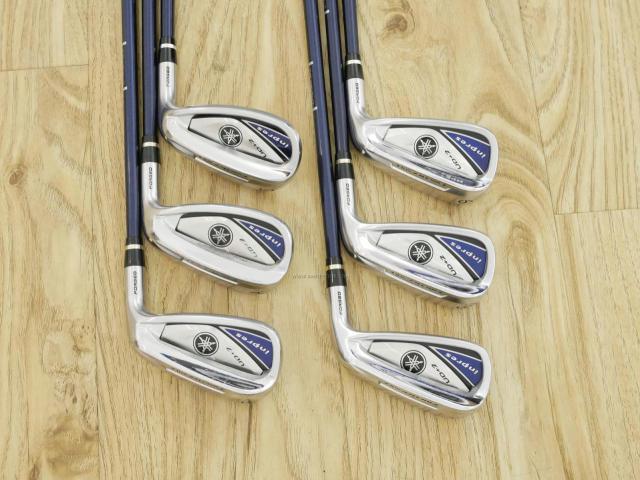 Iron set : Yamaha : ชุดเหล็ก Yamaha Inpres UD+2 (ออกปี 2019 ตีไกลที่สุด ไกลกว่าเหล็กทั่วไป 2 เบอร์ หน้าเด้ง COR 0.822) มีเหล็ก 7-Pw,Aw,Sw (6 ชิ้น) ก้านกราไฟต์ Flex R