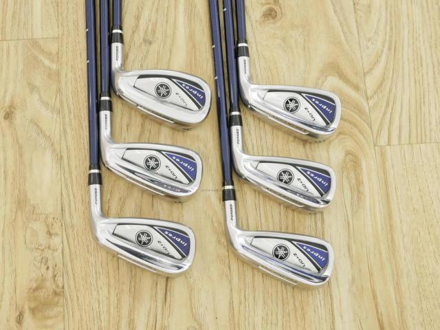 Iron set : Yamaha : ชุดเหล็ก Yamaha Inpres UD+2 (ออกปี 2019 ตีไกลที่สุด ไกลกว่าเหล็กทั่วไป 2 เบอร์ หน้าเด้ง COR 0.822) มีเหล็ก 6-Pw,Aw (6 ชิ้น) ก้านกราไฟต์ Flex SR