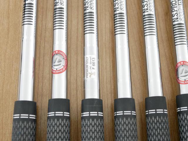 Iron set : Taylormade : ชุดเหล็ก Taylormade Qi (รุ่นล่าสุด ออกปี 2024 Japan Spec.) มีเหล็ก 6-Pw,Aw,Sw (7 ชิ้น) ก้านเหล็ก NS Pro 820GH Flex R