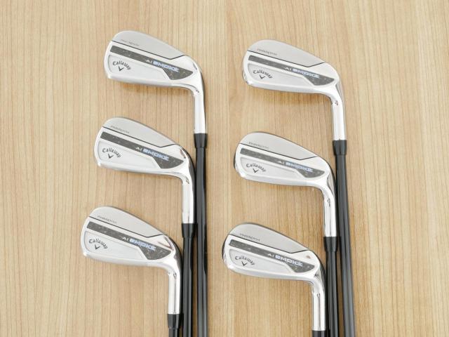 Iron set : Callaway : ชุดเหล็ก Callaway Paradym Ai Smoke (ออกปี 2024 ตีง่ายมาก ไกล Japan Spec.) มีเหล็ก 6-Pw,Aw (6 ชิ้น) ก้านกราไฟต์ Fujikura TENSEI 50 Flex R