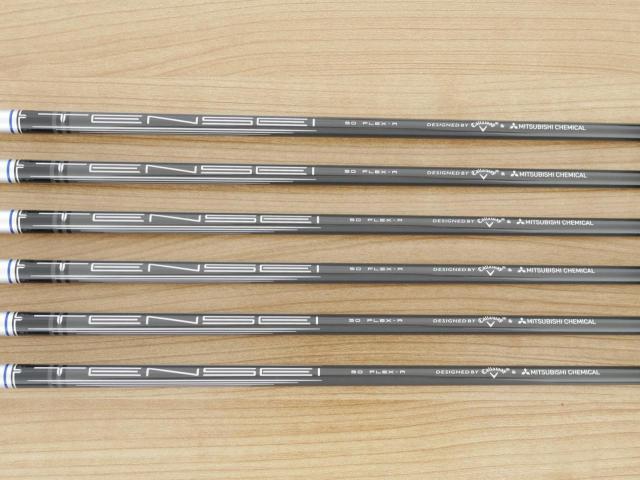 Iron set : Callaway : ชุดเหล็ก Callaway Paradym Ai Smoke (ออกปี 2024 ตีง่ายมาก ไกล Japan Spec.) มีเหล็ก 6-Pw,Aw (6 ชิ้น) ก้านกราไฟต์ Fujikura TENSEI 50 Flex R