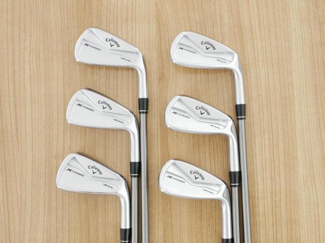 Iron set : Callaway : ชุดเหล็ก Callaway X Forged Star (ออกปี 2024) มีเหล็ก 5-Pw (6 ชิ้น) ก้าน Steelfiber i95cw Flex S