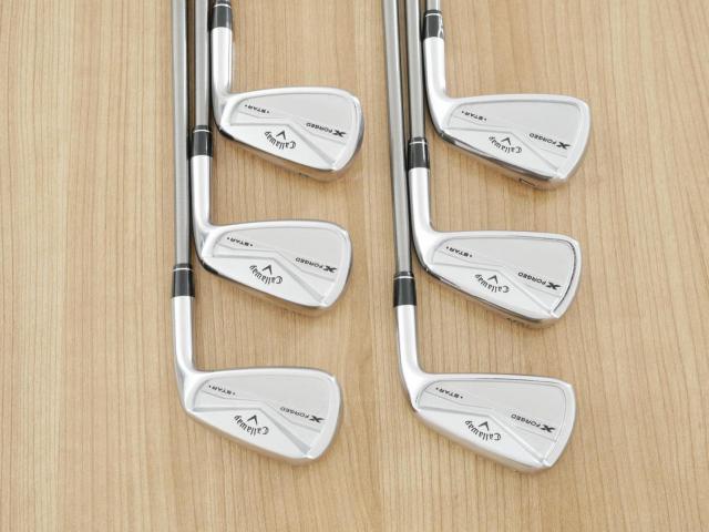 Iron set : Callaway : ชุดเหล็ก Callaway X Forged Star (ออกปี 2024) มีเหล็ก 5-Pw (6 ชิ้น) ก้าน Steelfiber i95cw Flex S