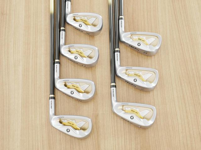 Iron set : Honma : ชุดเหล็ก Honma Beres IS-02 (หน้าเด้ง Forged) มีเหล็ก 6-11,Aw (7 ชิ้น เทียบเท่า 5-Pw,Aw) ก้าน ARMRQ 6 (49) Flex R (2 ดาว)