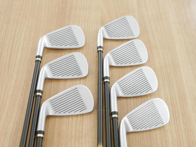 Iron set : Honma : ชุดเหล็ก Honma Beres IS-02 (หน้าเด้ง Forged) มีเหล็ก 6-11,Aw (7 ชิ้น เทียบเท่า 5-Pw,Aw) ก้าน ARMRQ 6 (49) Flex R (2 ดาว)