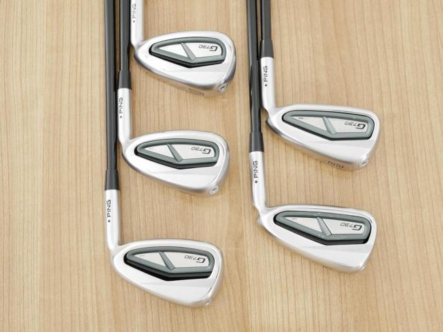 Iron set : Ping : ชุดเหล็ก Ping G730 (รุ่นล่าสุด ปี 2024 Japan Spec. ใบใหญ่ ง่ายที่สุด ไกลที่สุดของ Ping) มีเหล็ก 7-Pw,Aw (5 ชิ้น) ก้านกราไฟต์ Ping ALTA J CB Flex SR