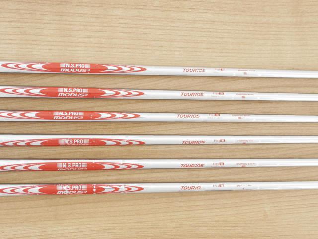 Iron set : Mizuno : ชุดเหล็ก Mizuno JPX 900 Hot Metal (ตัวท้อป ใบใหญ่ ตีง่าย ไกล) มีเหล็ก 5-Pw (6 ชิ้น) ก้านเหล็ก NS Pro Modus 105 Flex S