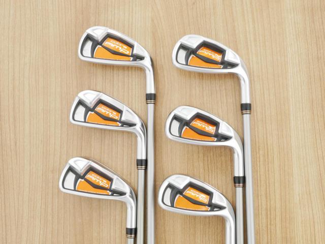 Iron set : Other Brand : ชุดเหล็ก Cobra AMP (ใบใหญ่ ตีง่าย) มีเหล็ก 5-Pw (6 ชิ้น) ก้านกราไฟต์ Fujikura Rombax 