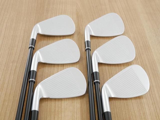 Iron set : PRGR : ชุดเหล็ก PRGR 04 Forged (รุ่นปี 2025 ตีง่าย ไกลมากๆๆ) มีเหล็ก 6-Pw,AW (6 ชิ้น) ก้านกราไฟต์ Fujikura MCI Flex R

