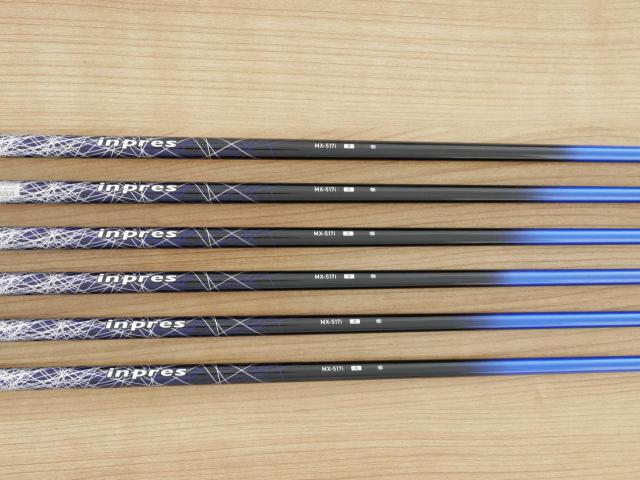 Iron set : Yamaha : ชุดเหล็ก Yamaha Inpres UD+2 (ปี 2018 ตีไกลที่สุด ไกลกว่าเหล็กทั่วไป 2 เบอร์) มีเหล็ก 7-Pw,Aw,As (6 ชิ้น) ก้านกราไฟต์ Flex R
