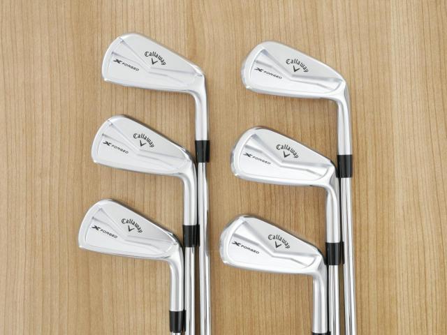 Iron set : Callaway : ชุดเหล็ก Callaway X Forged (รุ่นล่าสุด ปี 2024 นุ่ม แน่น หล่อมาก) มีเหล็ก 5-Pw (6 ชิ้น) ก้านเหล็ก NS Pro Modus 105 Flex S