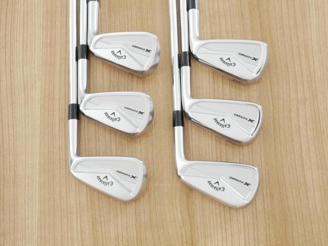 Iron set : Callaway : ชุดเหล็ก Callaway X Forged (รุ่นล่าสุด ปี 2024 นุ่ม แน่น หล่อมาก) มีเหล็ก 5-Pw (6 ชิ้น) ก้านเหล็ก NS Pro Modus 105 Flex S