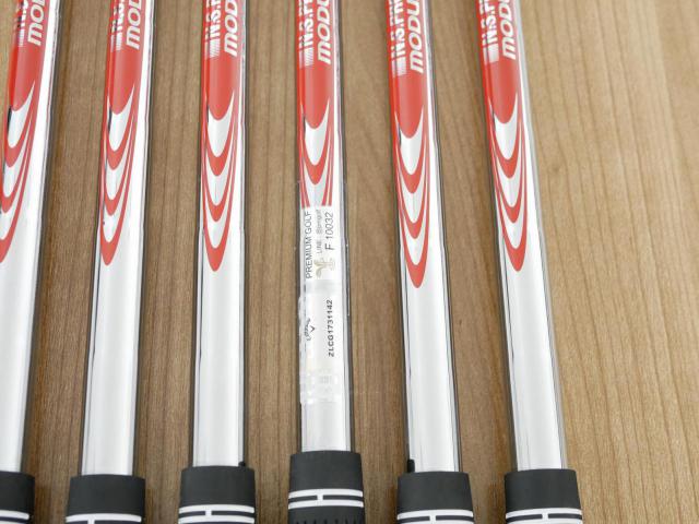 Iron set : Callaway : ชุดเหล็ก Callaway X Forged (รุ่นล่าสุด ปี 2024 นุ่ม แน่น หล่อมาก) มีเหล็ก 5-Pw (6 ชิ้น) ก้านเหล็ก NS Pro Modus 105 Flex S