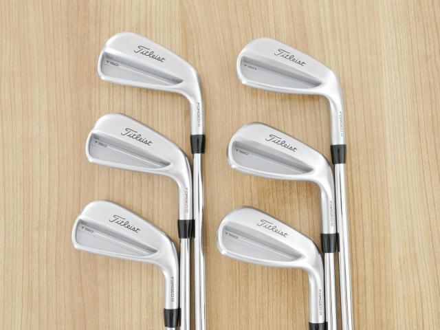 Iron set : Titleist : ชุดเหล็ก Titleist T150 Forged (รุ่นล่าสุด ออกปี 2025 นุ่ม แน่น คม) มีเหล็ก 5-Pw (6 ชิ้น) ก้านเหล็ก True Temper AMT White Flex S