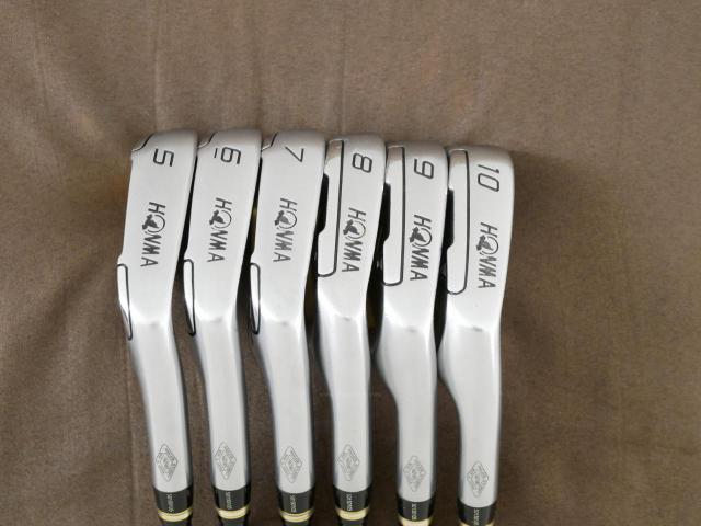 Iron set : Honma : **ก้าน 3 ดาว** ชุดเหล็ก Honma Beres IC-01 (Combo) มีเหล็ก 5-10 (6 ชิ้น) ก้าน ARMRQ 6 (54) FLex R (3 ดาว)