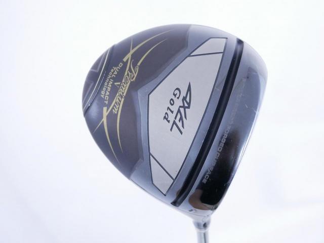 Driver : Tsuruya : ไดรเวอร์ Tsuruya AXEL Gold Premium 5 (รุ่นปี 2023 ตัวท๊อป หน้าเด้งสุดๆ COR 0.88 ของใหม่ 5 หมื่น) Loft 10.5 Flex R