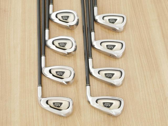 Iron set : XXIO : ชุดเหล็ก XXIO Prime 5 (รุ่นท๊อปสุด หน้าเด้ง) มีเหล็ก 5-Pw,Aw,Sw (8 ชิ้น) ก้าน SP-500 Flex R