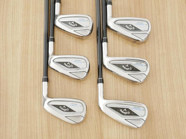 Iron set : Callaway : ชุดเหล็ก Callaway Paradym Ai Smoke Max Fast (ออกปี 2024 ตีง่ายมาก ไกล Japan Spec.) มีเหล็ก 6-Pw,Aw (6 ชิ้น) ก้านกราไฟต์ Mitsubishi TENSEI 40 Flex R