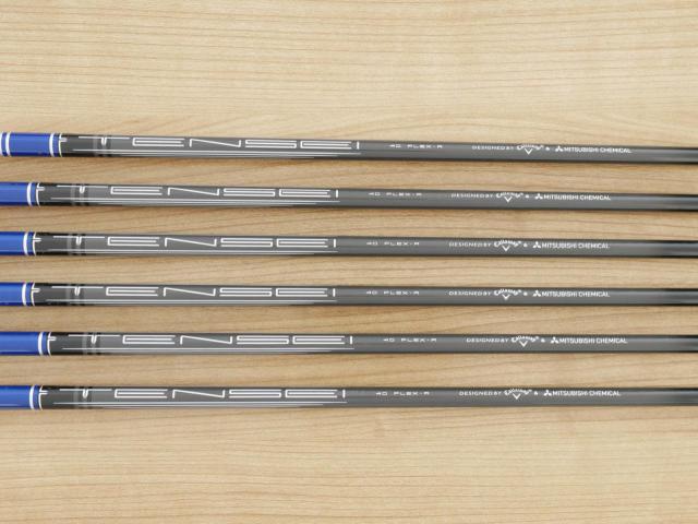 Iron set : Callaway : ชุดเหล็ก Callaway Paradym Ai Smoke Max Fast (ออกปี 2024 ตีง่ายมาก ไกล Japan Spec.) มีเหล็ก 6-Pw,Aw (6 ชิ้น) ก้านกราไฟต์ Mitsubishi TENSEI 40 Flex R