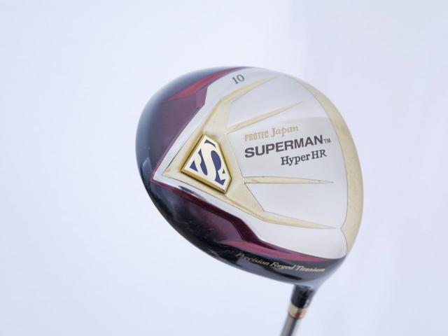 Driver : Superman : ไดรเวอร์ Superman HyperHR (ตีไกลมาก หน้าเด้งสุดๆ COR.885 กระดองเด้ง) Loft 10 Flex R1
