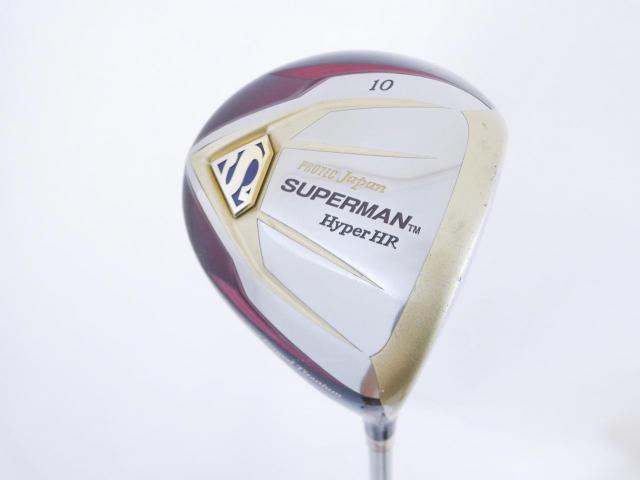 Driver : Superman : ไดรเวอร์ Superman HyperHR (ตีไกลมาก หน้าเด้งสุดๆ COR.885 กระดองเด้ง) Loft 10 Flex R1
