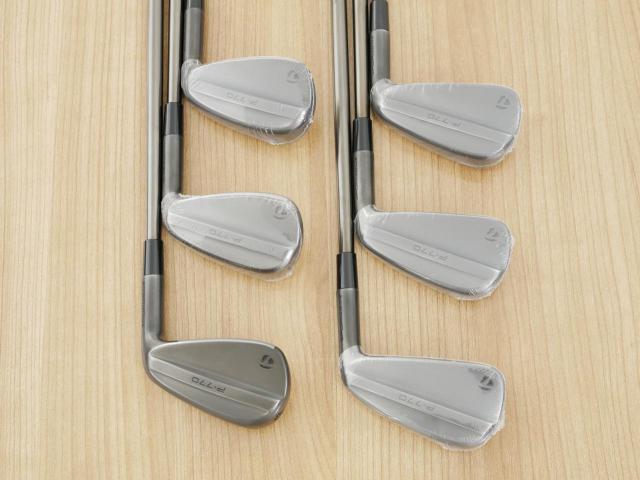 Iron set : Taylormade : **ของใหม่ แต่มีแกะพลาสติกแล้วบางชิ้นนะครับ** ชุดเหล็ก Taylormade P770 Black Forged (หายาก รุ่นล่าสุด ออกปี 2024 นุ่ม แน่น) มีเหล็ก 5-Pw (6 ชิ้น) ก้านเหล็ก Ns Pro Modus 120 Flex S