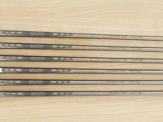 Iron set : Taylormade : **ของใหม่ แต่มีแกะพลาสติกแล้วบางชิ้นนะครับ** ชุดเหล็ก Taylormade P770 Black Forged (หายาก รุ่นล่าสุด ออกปี 2024 นุ่ม แน่น) มีเหล็ก 5-Pw (6 ชิ้น) ก้านเหล็ก Ns Pro Modus 120 Flex S