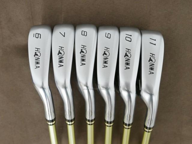 Iron set : Honma : ชุดเหล็ก Honma Beres IS-05 Forged (ปี 2017) มีเหล็ก 6-11 (6 ชิ้น ระยะเทียบเท่า 5-Pw ของรุ่นอื่นๆ) ก้าน ARMRQ ∞ (48) FLex SR (2 ดาว)