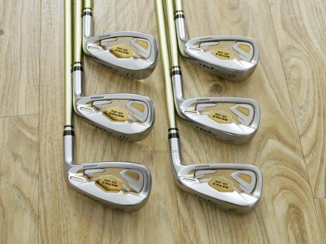 Iron set : Honma : ชุดเหล็ก Honma Beres IS-05 Forged (ปี 2017) มีเหล็ก 6-11 (6 ชิ้น ระยะเทียบเท่า 5-Pw ของรุ่นอื่นๆ) ก้าน ARMRQ ∞ (48) FLex SR (2 ดาว)